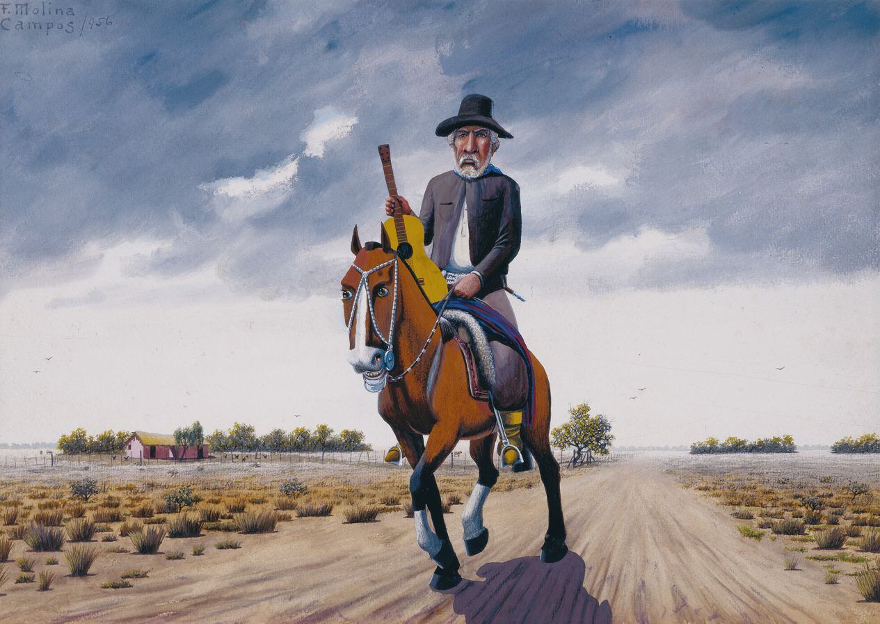 Don Celestino Paredes. Una obra de Florencio Molina Campos