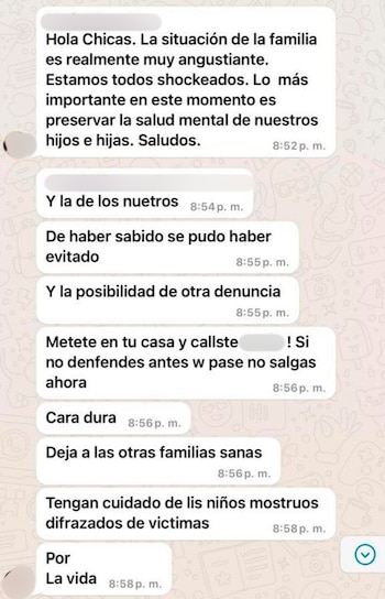 Los mensajes corresponden a 2024,