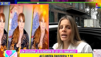 Alejandra Baigorria se metió al tema Farfán–Magaly y soltó una frase que se viralizó: “El karma es así”. Dijo que Magaly “se creía blindada” y recordó años de burlas. 'Amor y Fuego'.