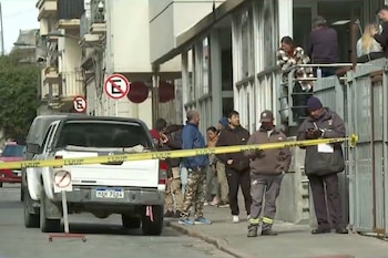 Ataque a balazos a hombre frente a un hospital (Captura Telemundo/Canal 12)