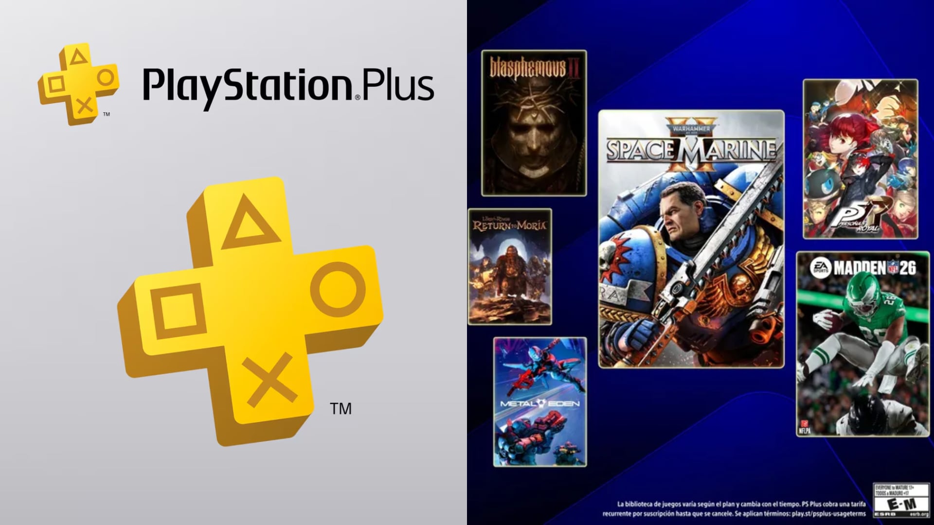 PlayStation Plus actualizará su catálogo el próximo 15 de septiembre con diez juegos nuevos para los planes Extra y Premium.
(Composición Infobae)