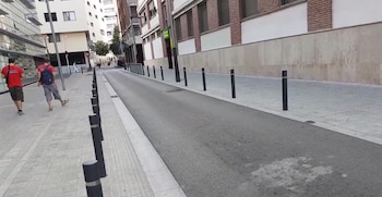 Vía de plataforma única