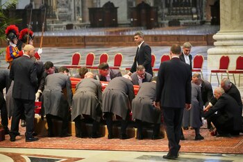 The body of Pope Francis