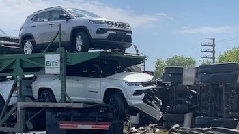 Uno de los conductores debió