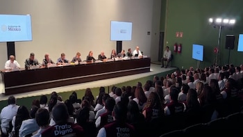 Claudia Sheinbaum Delfina Gómez reunión directores de IMSS-Bienestar Edomex Salud