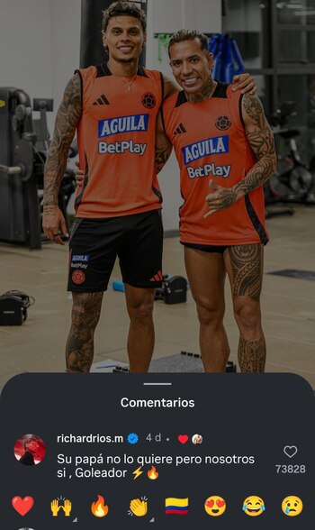 Las palabras de Richard Ríos