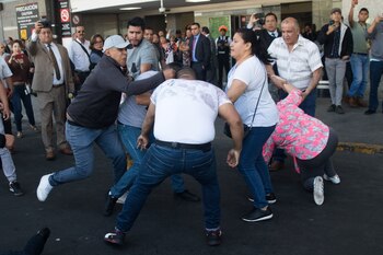 En la trifulca también se