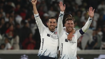 Ezequiel Piovi y Lisandro Alzugaray fueron compañeros en LDU de Quito.