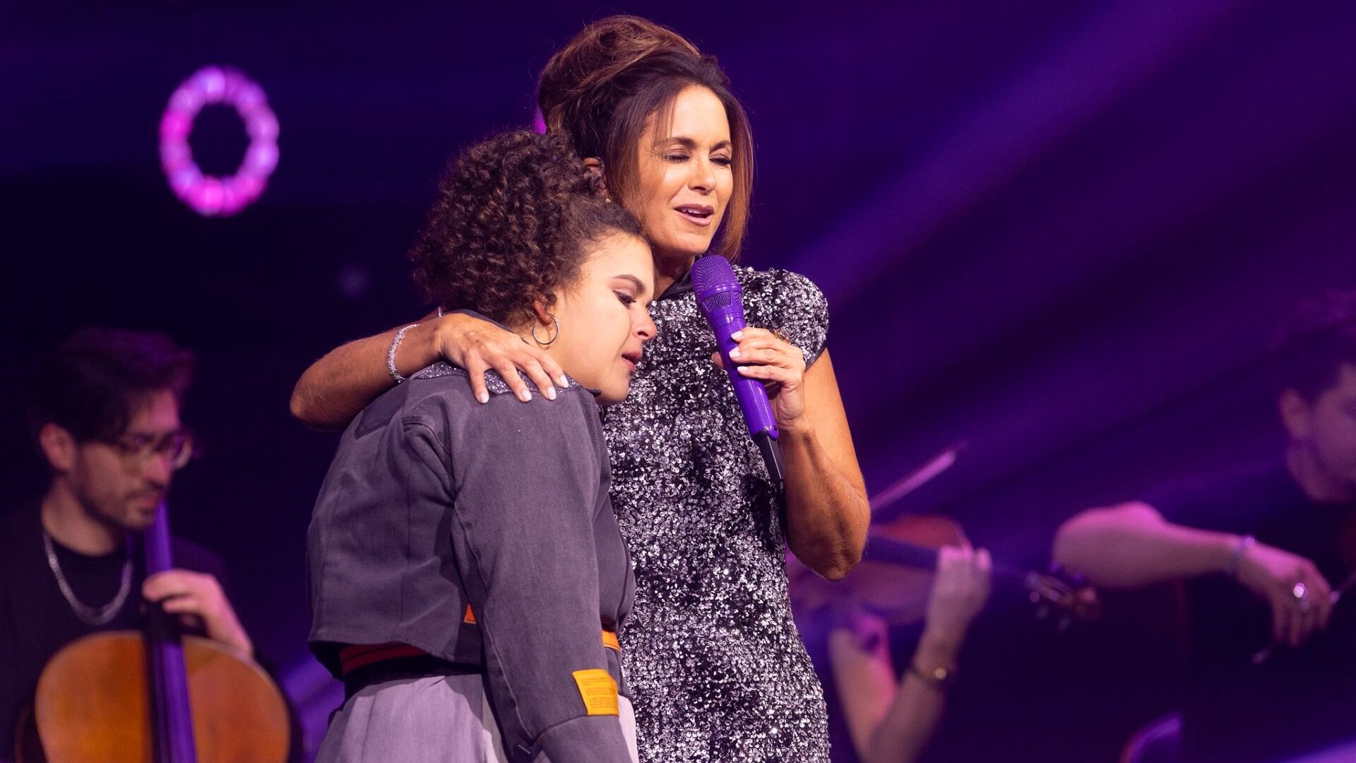 Lucero Mijares y su madre Lucero en el programa