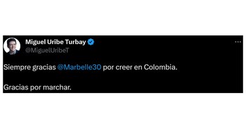 A través de una publicación