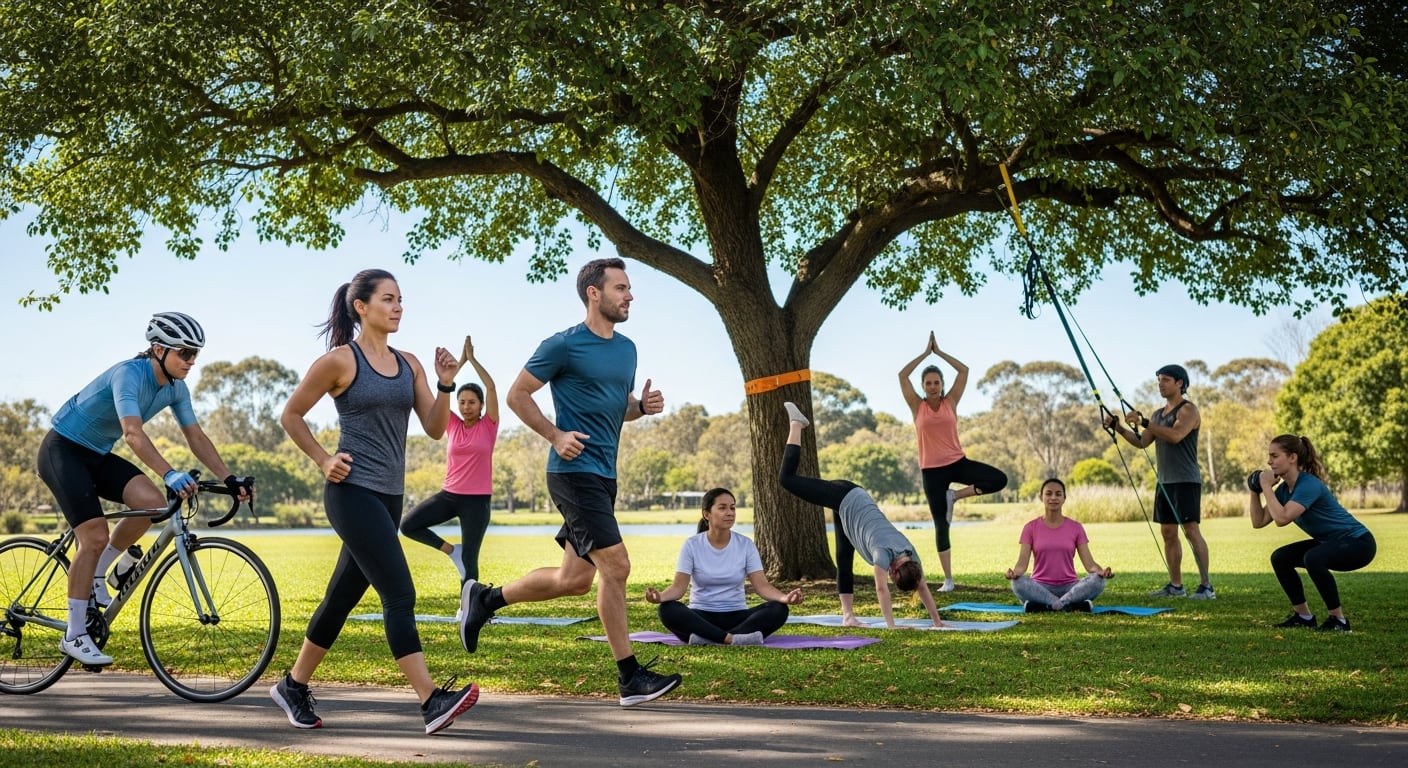 Estudios confirman que los beneficios mentales de la actividad física son mayores en parques y bosques (Imagen Ilustrativa Infobae)