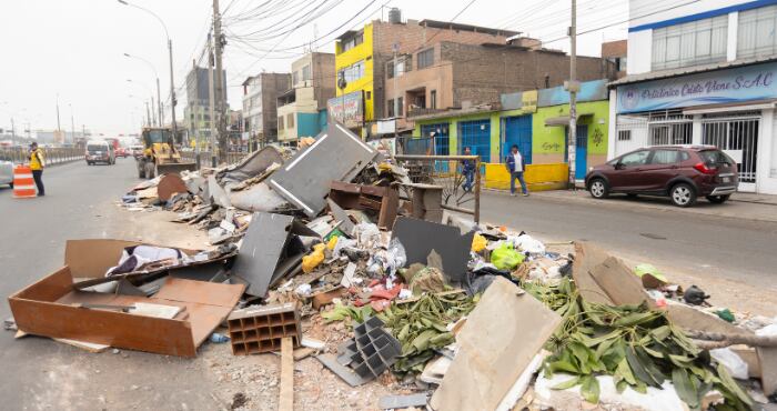 La falta de servicio de recolección de basura en San Martín de Porres ha generado una crisis sanitaria con residuos acumulados en varias zonas del distrito. (Gob.pe)