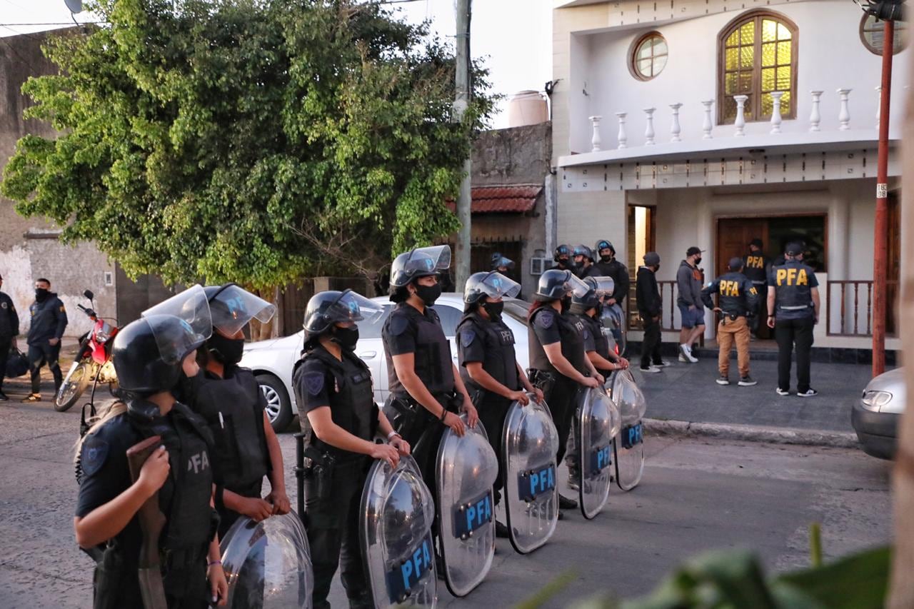 Los allanamientos en el templo de San Justo