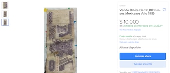 El ejemplar se vende a