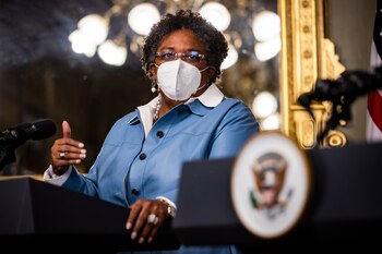 La primera ministra de Barbados,