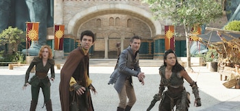 Una escena de "Dungeons & Dragons: Honor Among Thieves." (Paramount Pictures via AP)