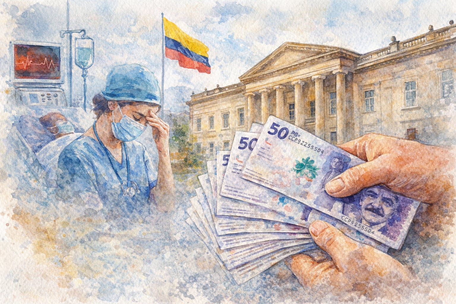 En el eje de sostenibilidad, se plantea definir técnicamente la deuda total del sistema y establecer mecanismos extraordinarios para normalizar pagos y proteger la continuidad de tratamientos - crédito Visuales IA