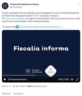 Aunque la policía encontró a