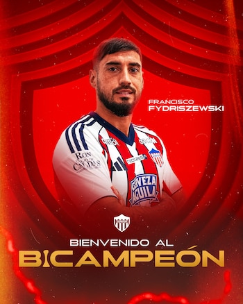 El argentino llega para reforzar el ataque del campeón de Colombia-crédito @JuniorClubSA/X