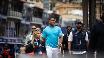 El boxeador británico Anthony Joshua,