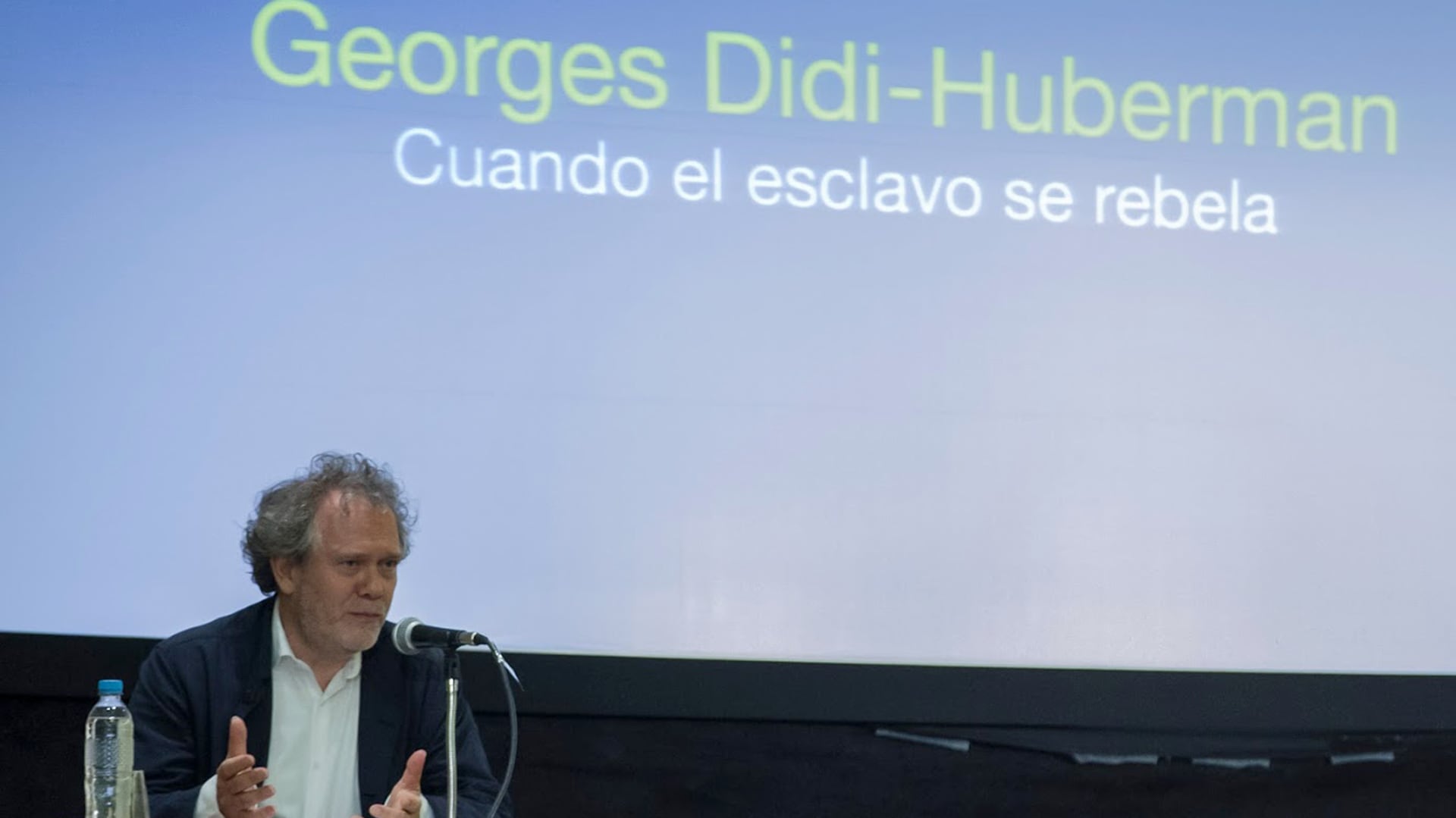 El especialista en filosofía visual Georges Didi-Huberman explora el poder transformador de las emociones y el origen cultural de las lágrimas (Foto: Federico Kaplun)