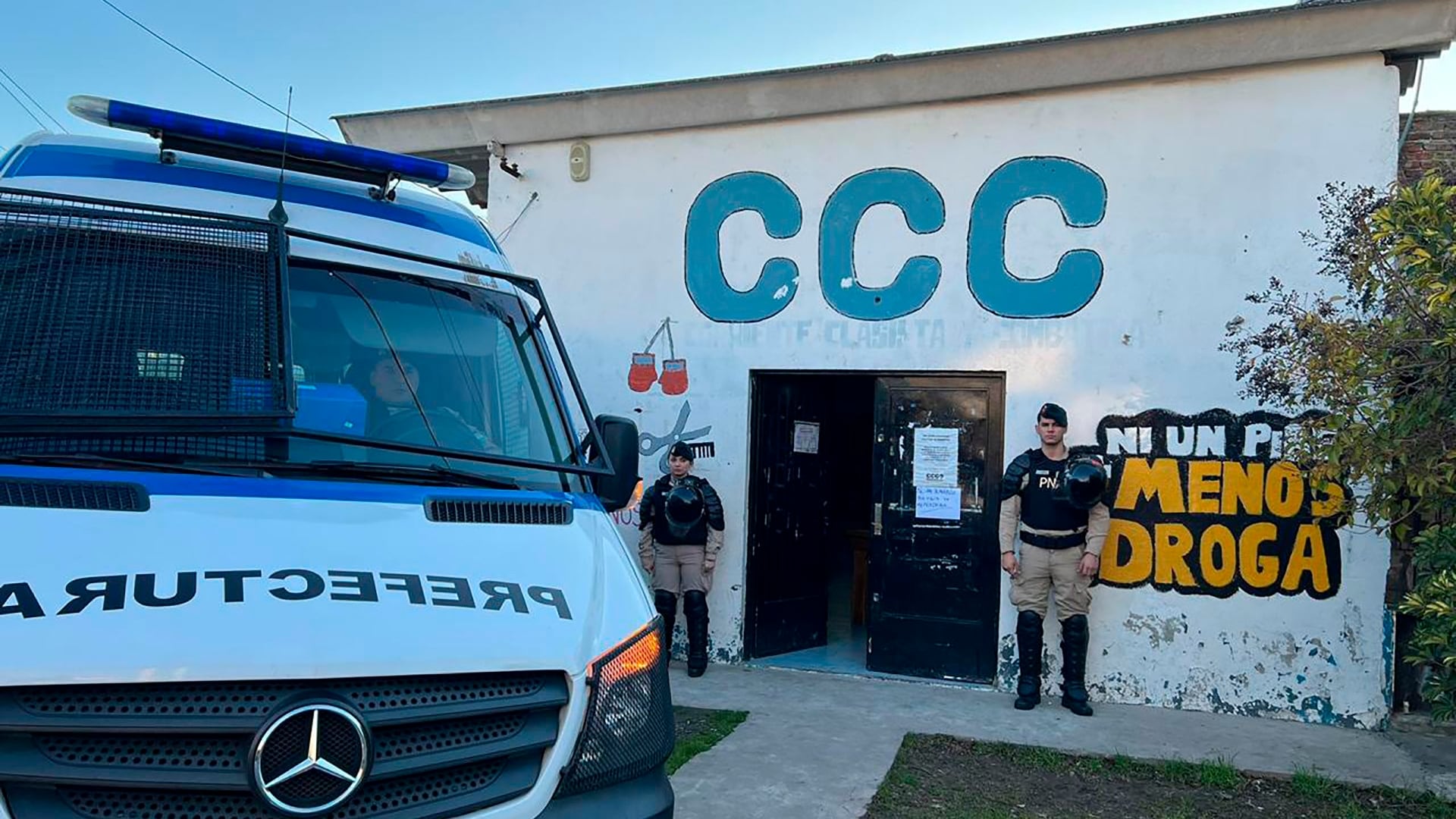 Uno de los comedores de la Corriente Clasista y Combativa allanados por el juez Luis Armella