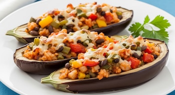 Preparar berenjenas rellenas permite aprovechar