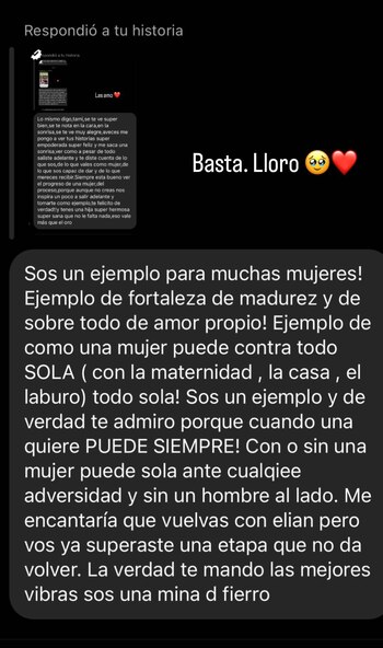 Los mensajes recibidos por Tamara