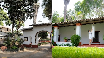 Hacienda Tres Cañas donde grababan escenas de la novela 'Luz María'. (Facebook)