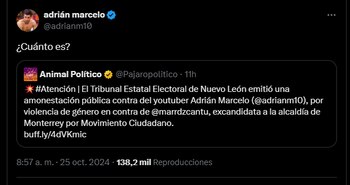 Esta fue la respuesta de