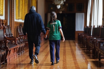 Claudia Sheinbaum por México vs. Corea del Sur. (Foto: Presidencia)