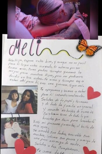 Carta para Melissa Gate de