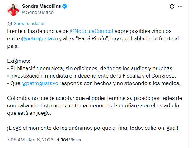 - crédito @SondraMacol/X