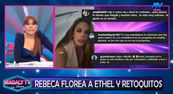 Rebeca Escribns recebeu reação negativa ao defender seus elogios a Janet Barboza: