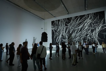 Eduardo Basualdo en el Museo