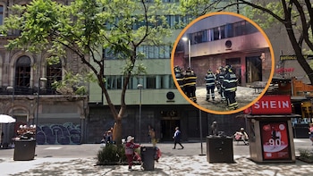 Así fue la fuerte explosión ocurrida en un edificio del Congreso de la CDMX de la avenida Juárez