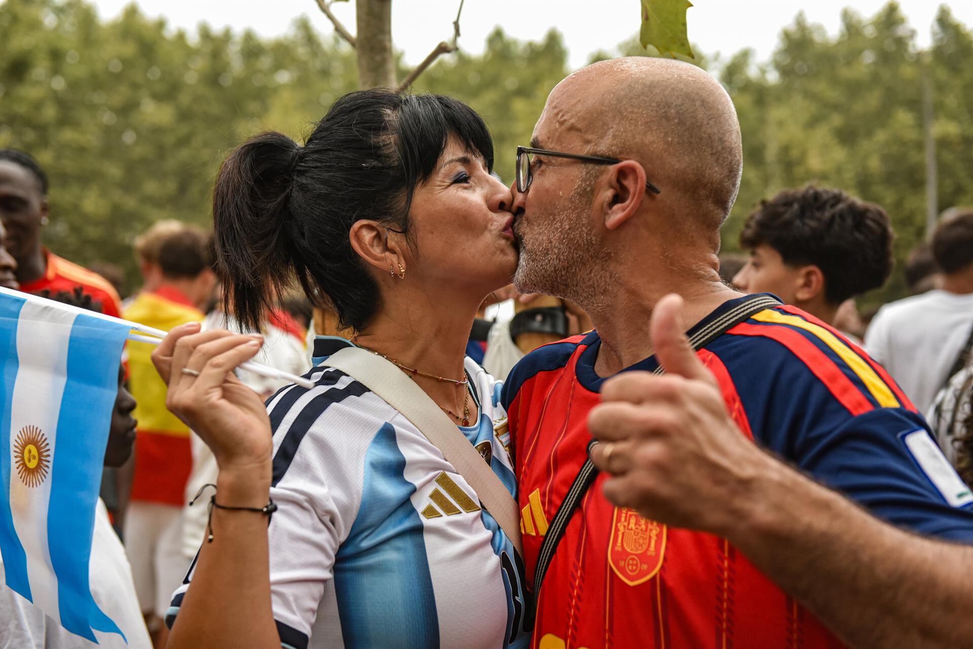 10.000 personas ante la pantalla de la final del Mundial en Mataró (Barcelona), ciudad de Yamal