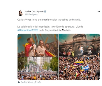 Presidenta de la Comunidad de