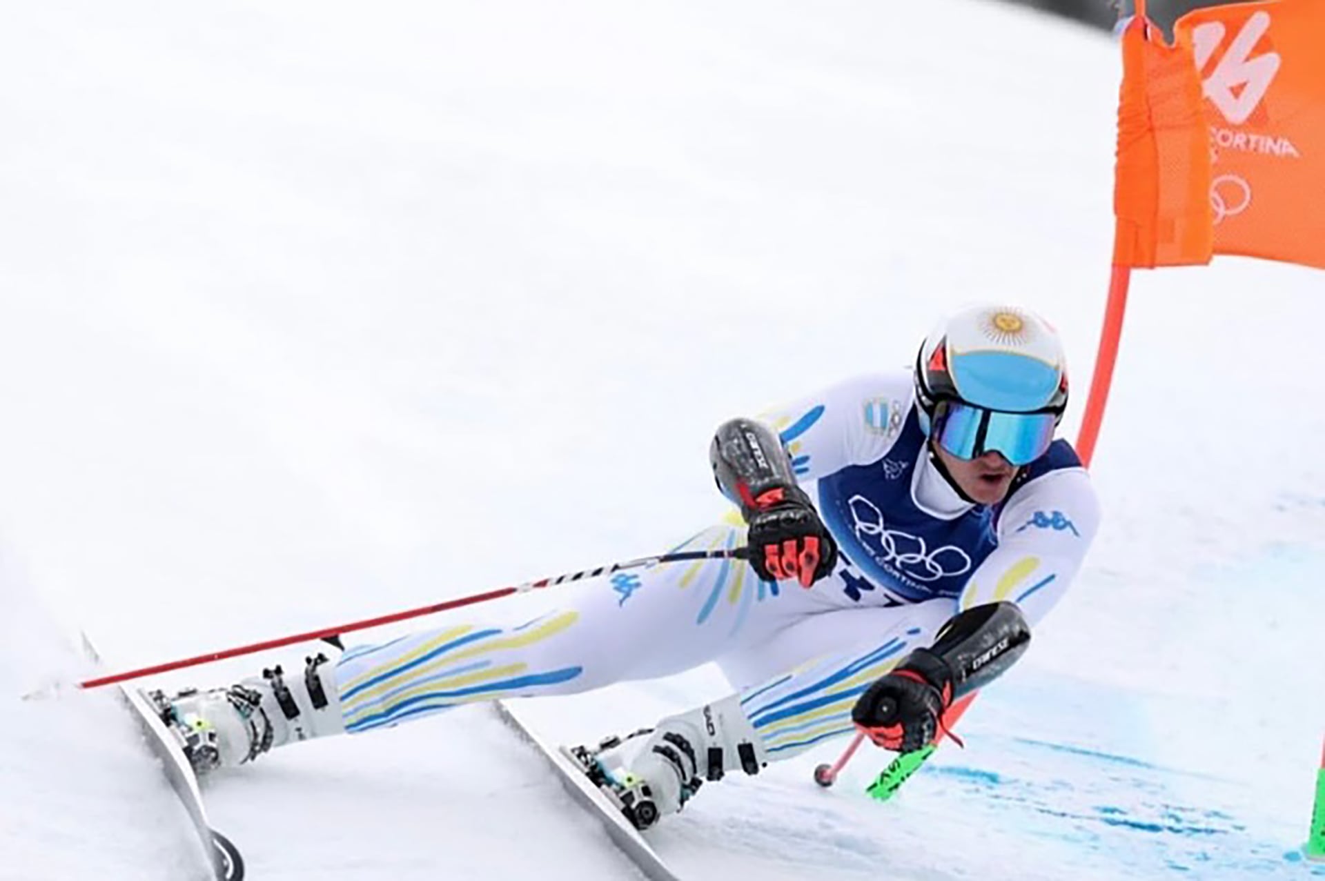 Tiziano Gravier, a fondo en la primera de las tres competencias en las que participará