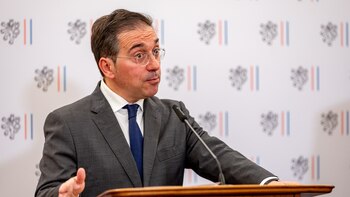 Albares, Rodríguez Zapatero y Moratinos