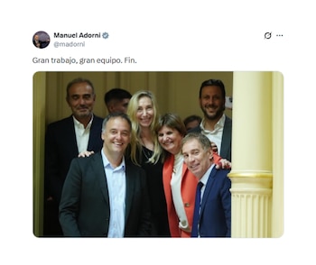 El mensaje de Manuel Adorni