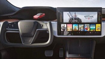 Steam integrado en un Tesla.