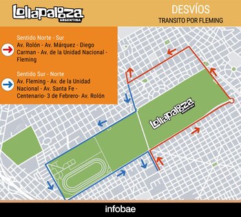 Lollapalooza 2026 - mapa interactivo