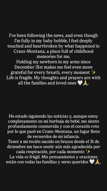 El mensaje de Daniela Christiansson