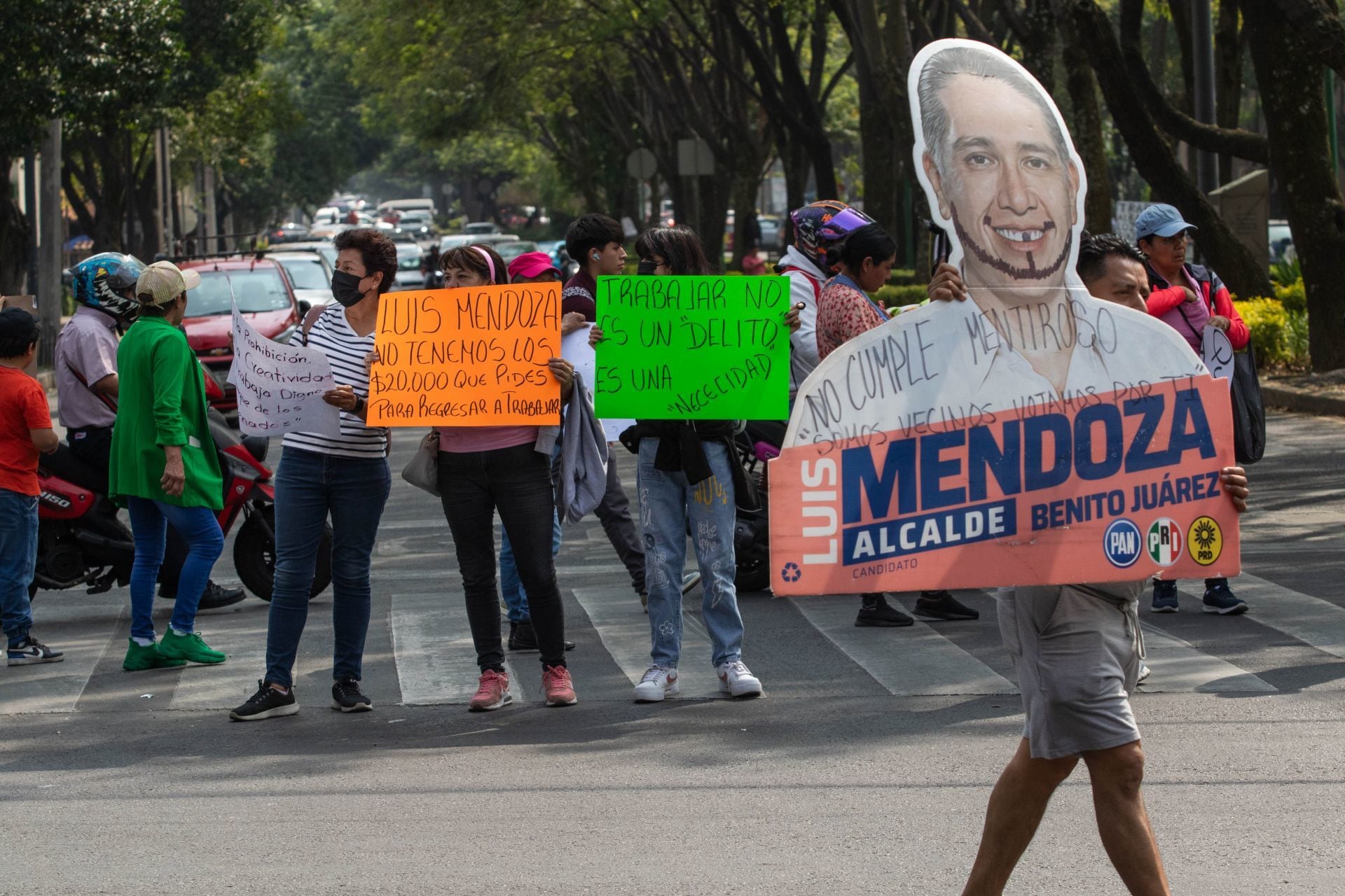 El evento ha levantado quejas y manifestaciones por parte de los vecinos.Crédito: Cuartoscuro / Moíses Pablo Nava