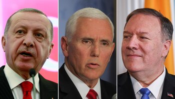 Recep Erdogan, Mike Pence y