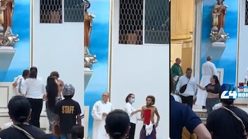 El hombre evito la golpiza