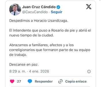Tuit de Juan Cruz Cándido,
