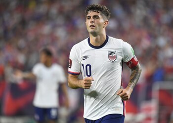 El jugador Christian Pulisic es el futbolista más valioso de Estados Unidos con un valor de mercado EUR de 50 millones. (Foto: Christopher Hanewinckel/USA TODAY Sports)