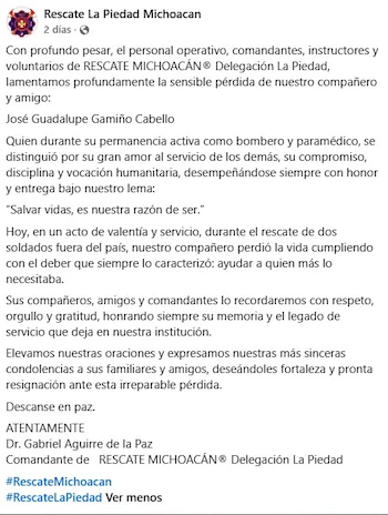 (Facebook Rescate La Piedad)